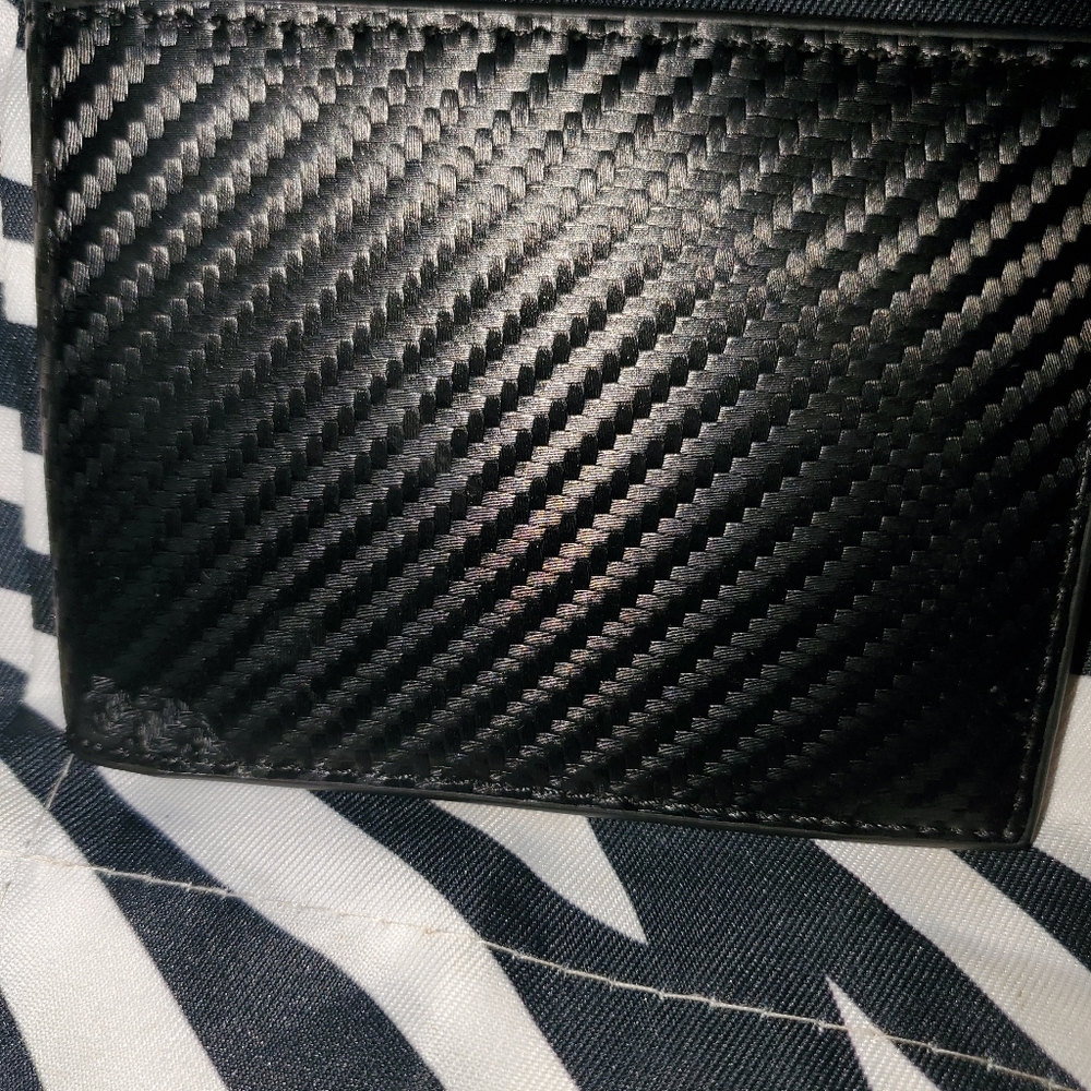 Men's Black Carbon Fiber (WALLET) by Bycobecy